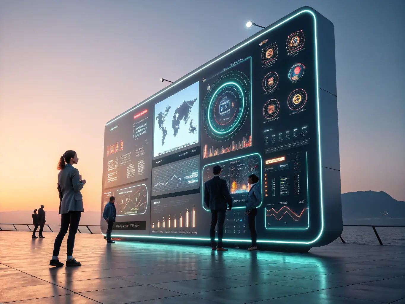 An illustration of a personalized user interface with customized content recommendations, representing Encompass Technologies' personalization engines.