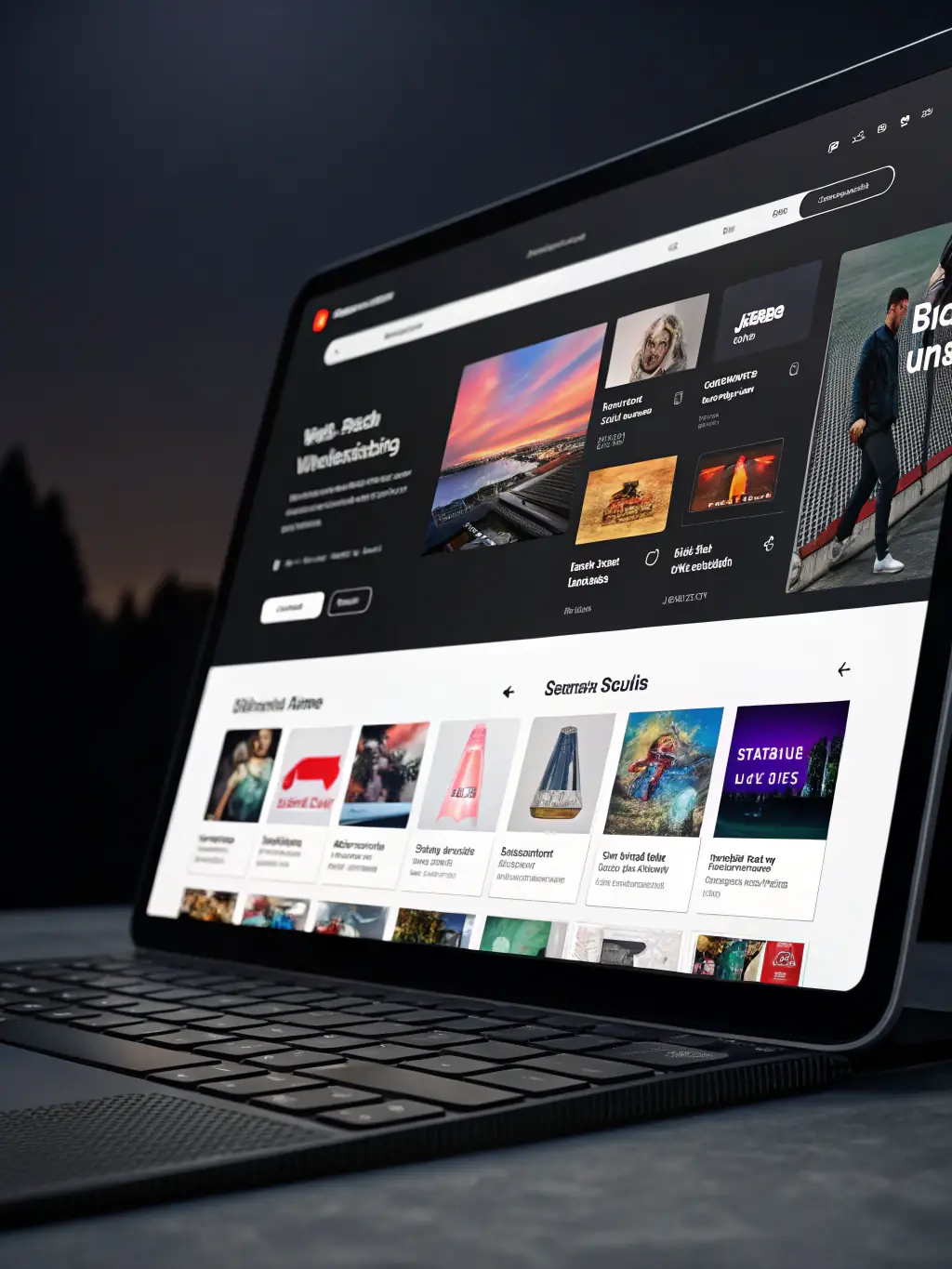 A user interface demonstrating personalized product recommendations based on customer browsing history and preferences.
